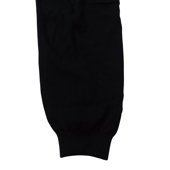 Culpos x INC Women Black Sweater Knit Cargo Jogger Pants Size S Ribbed Hem - Picture 2 of 13